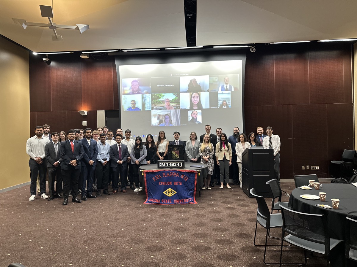 IEEE-HKN Epsilon Beta chapter induction ceremony at Arizona State University